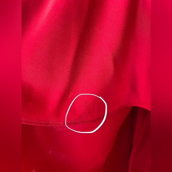 Fame & Partners Red Cowl Neck Long Dress - Picture 9 of 11